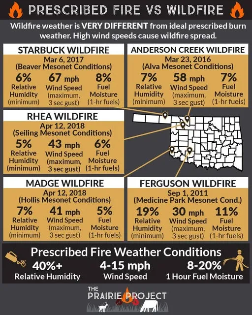 Prescribed Fire v. Wildfire