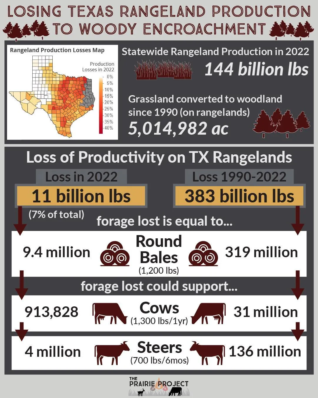 Woody Encroachment (Texas Production Loss)